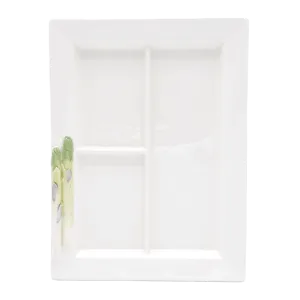 Aspergebord 3-vaks – Groen (21,5 × 28 × 2,5 cm)