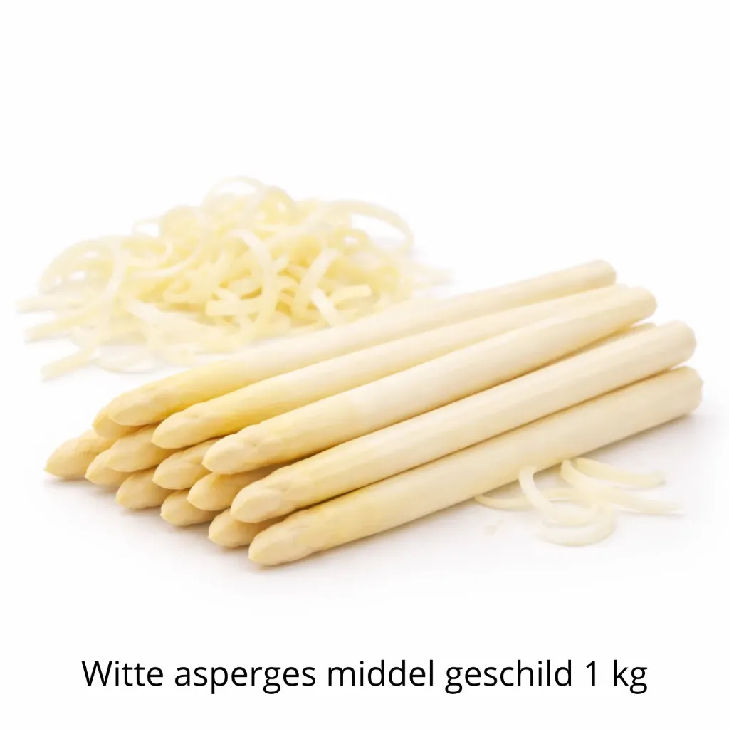 [4] Asperge middel geschild 1 kg