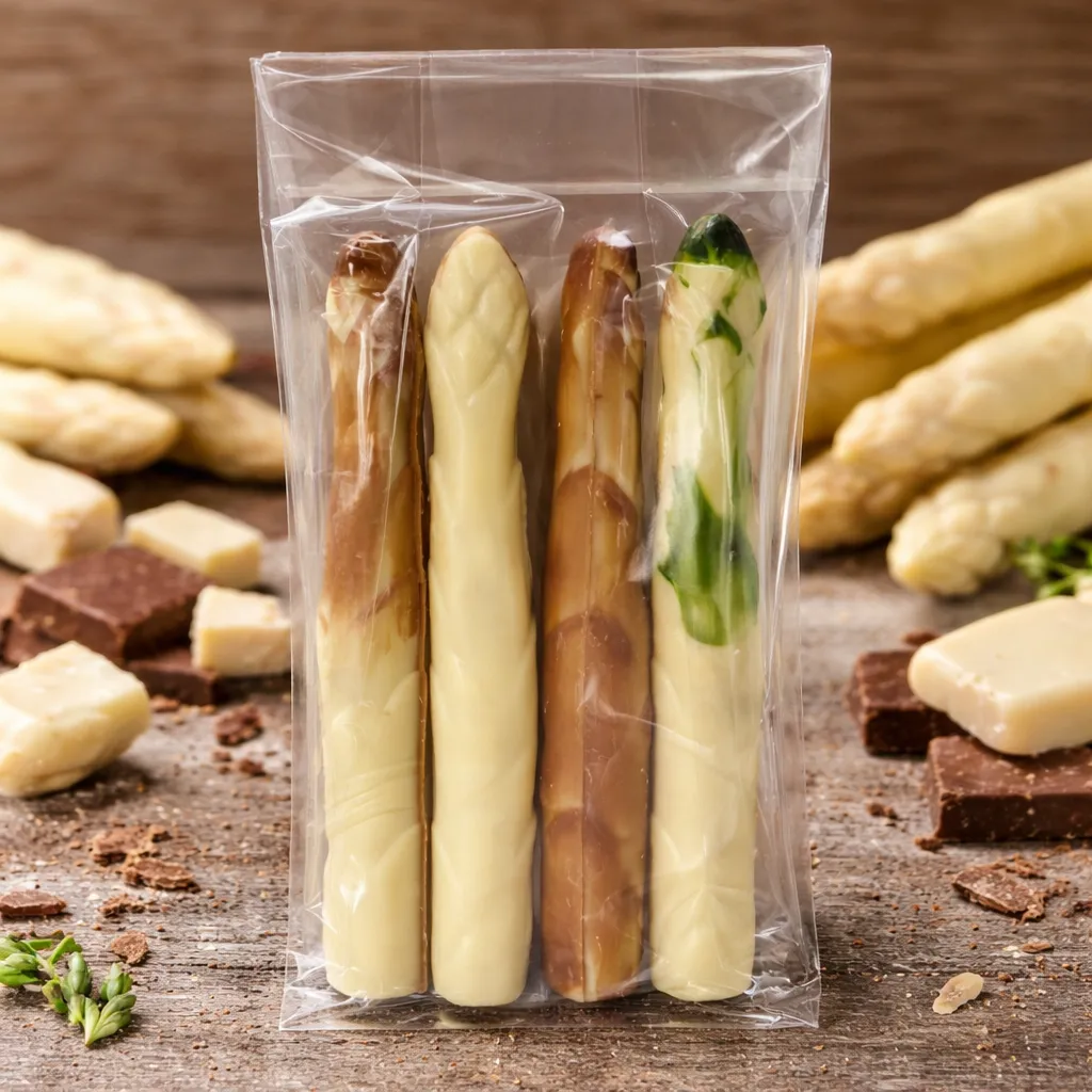 Chocolade Asperges - 4 stuks