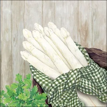 Servetten “Asperge Vers”