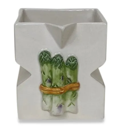 Aspergesauskom Modern – Groen (8 × 8 × 9 cm)